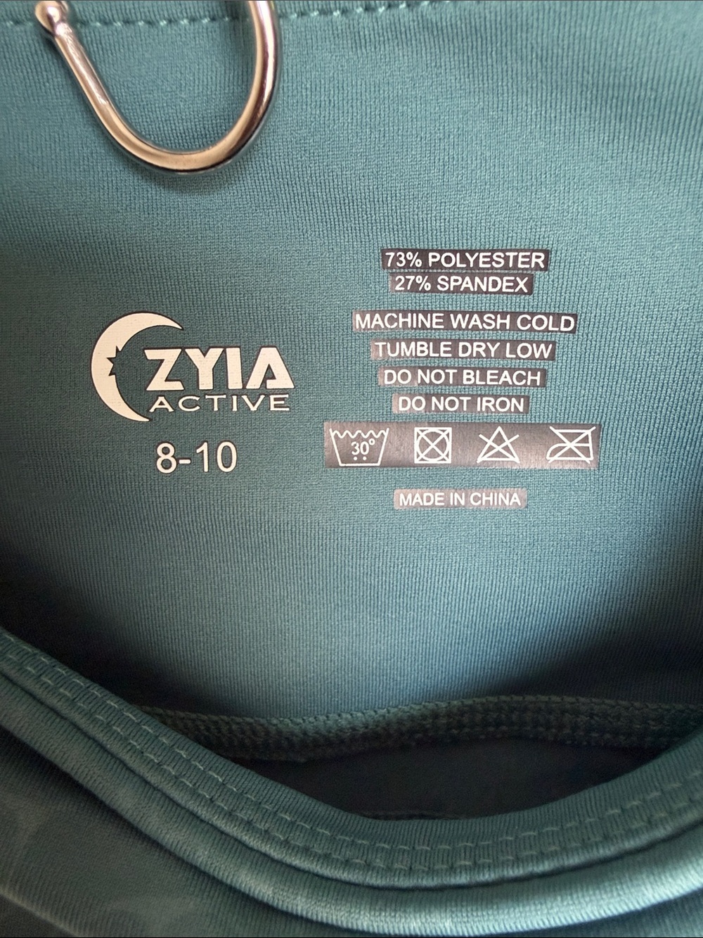 Zyia Active Dark Teal Leggings - Picture 5 of 5